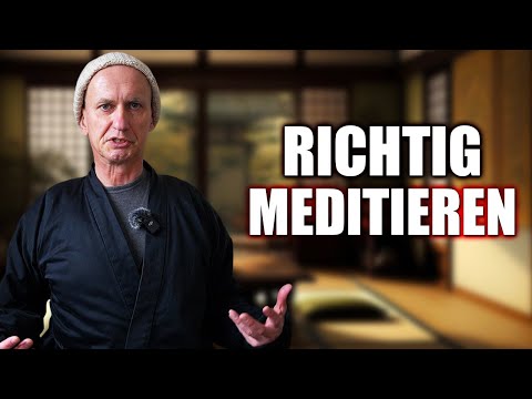 How to Meditate Correctly | Zen Meditation Explained Simply by Muhō Nölke