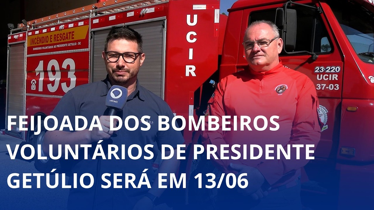 Feijoada beneficente dos Bombeiros Voluntários de Presidente Getúlio será em 13/06