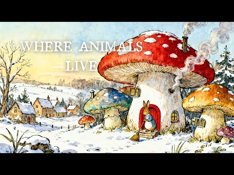 Everyday Magic ❄ A Winter Day in the Quiet Village | Gentle Storybook Folk Music