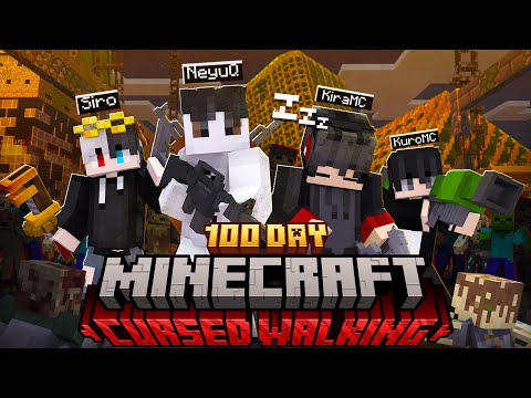 Tôi Sinh Tồn 100 Ngày Cùng Siro Official, KiraMC và KuroMC Trong Minecraft Tận Thế Zombie!!