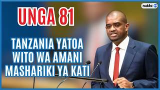 Tanzania yasisitiza amani na suluhu Mashariki ya Kati, kikao cha 81 cha UN