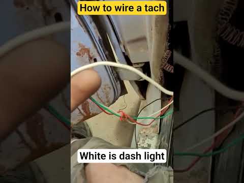 How to wire a tachometer. Hot Rod Buick