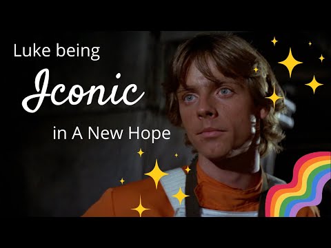 Luke Skywalker being ✨Iconic✨ in A New Hope