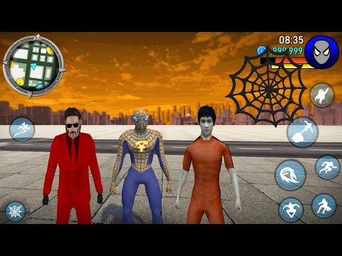 power spider 2 Rope Hero Game Mafia Crime Part #70 - New Games Android Gameplay