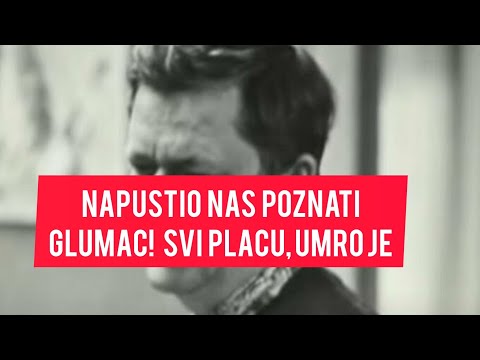 NAPUSTIO NAS POZNATI GLUMAC! Strašne vesti potresle NACIJU, ZAR BAŠ ON?!