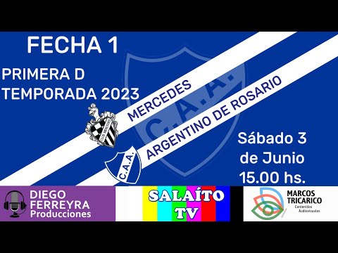 #PRIMERA D | MERCEDES - ARGENTINO (R) | FECHA 1