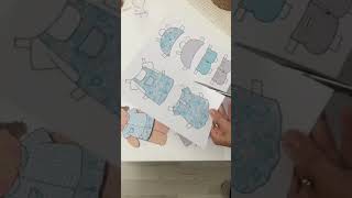Muñecas de papel recortables 🥰 para descargar e imprimir #paperdoll #paperdolls #muñecasdepapel