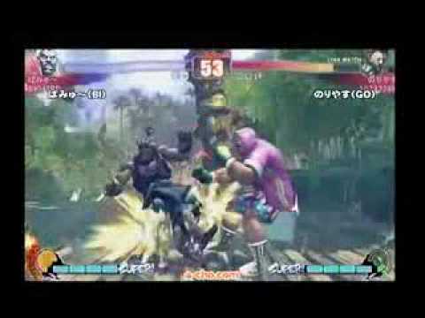SF4:Pamyu (Bi) vs Noriyasu (Go) - a-cho 3on3 - 13-12-2009