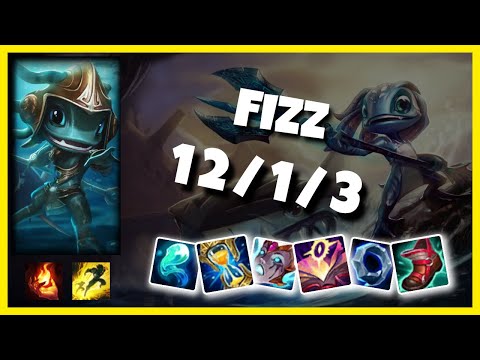 Fizz vs LeBlanc KOREAN Challenger MID (12/1/3) Gameplay Replay - Patch 10.23