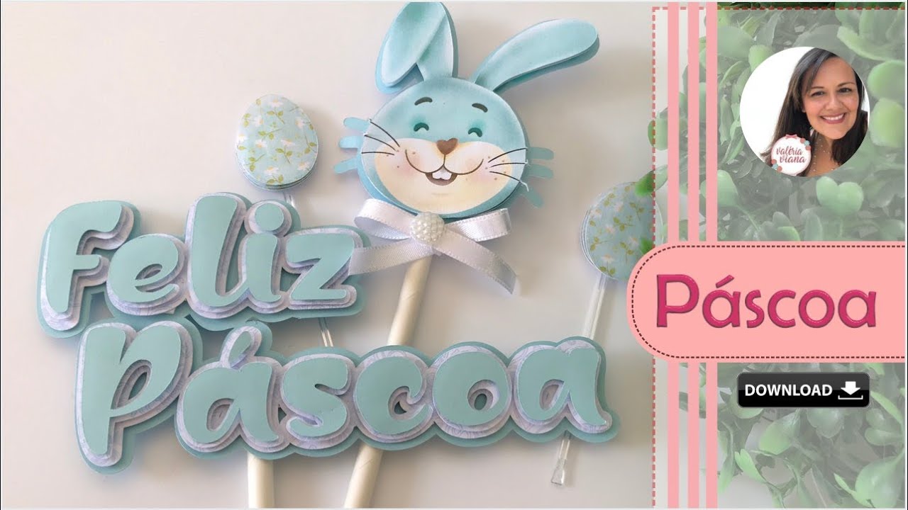 Topo para bolo em camadas!!Páscoa 2022