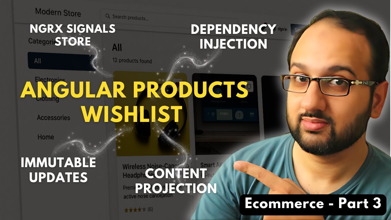 Angular Products Wishlist with NgRx SignalStore & Content Projection - Ecommerce App (Part 3)