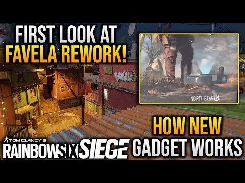 How The New Health Gadget Works! First Look At Favela Rework - Rainbow Six Siege North Star