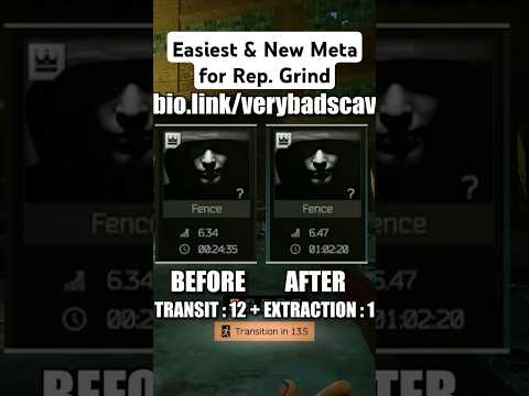 Easiest Method + New Meta for MAX SCAV Fence Reputation Grind #EscapefromTarkov
