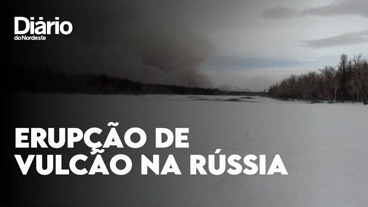 Imagem da notícia Vulcão Shiveluch entra em erupção na Rússia