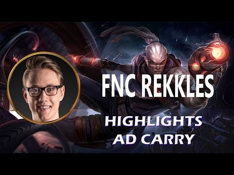 FNC Rekkles  Lucian vs Caitlyn  Highlights SoloQ Ranked Challenge
