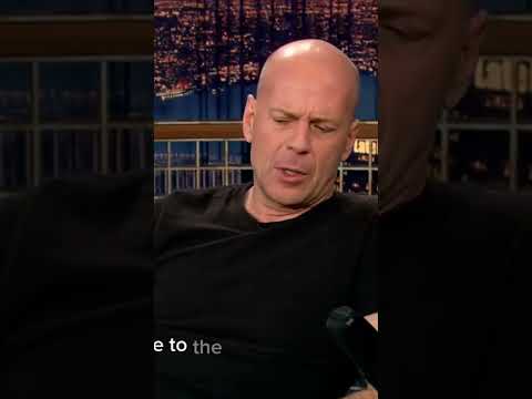 #bruce willis share a funny story a tough guy