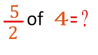 Download lagu MULTIPLY fraction with integer     five  by  two  (5/2)      of    4  (5/2      of   4) mp3