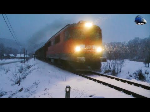 LDE2100 609 011-5 & Marfar DB Cargo Freight Train in Zăpadă/Snow în Munții Apuseni Mountains