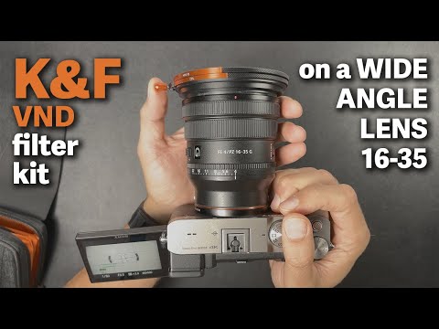 VND filter for wide angle lens (X)