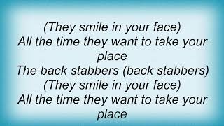 Seal - Backstabbers Lyrics