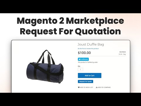 Magento 2 Marketplace Request For Quotation