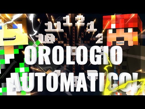 LA SFIDA DI SURREALPOWER - OROLOGIO AUTOMATICO IN REDSTONE - Minecraft ITA