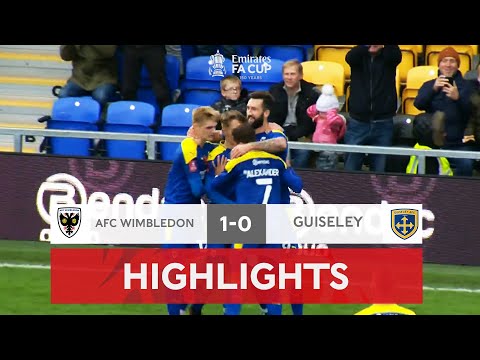 Wimbledon Survive Nervy Finish To Defeat Guiseley | Wimbledon 1-0 Guiseley | Emirates FA Cup 2021-22