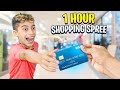 Giving our SON 1 Hour to Buy Whatever He Wants - Challenge 💰