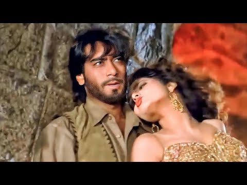 Shaam Hai Dhuan Dhuan 4k Video Song | Diljale 1996 | Ajay Devgn, Sushma Shrestha, Poornima  90s Song