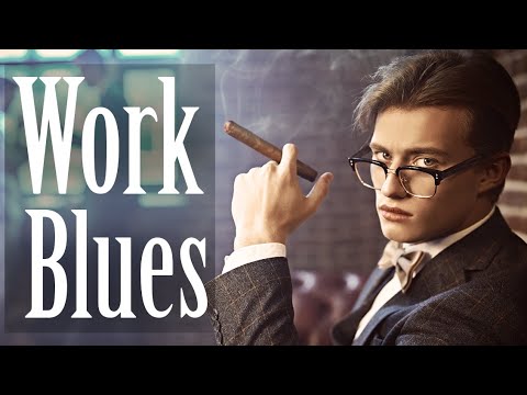 Work Blues - Dark Slow Blues Music played on Guitar to Work and Study