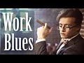 Work Blues Dark Slow Blues Music Played On Guitar To Work And Study