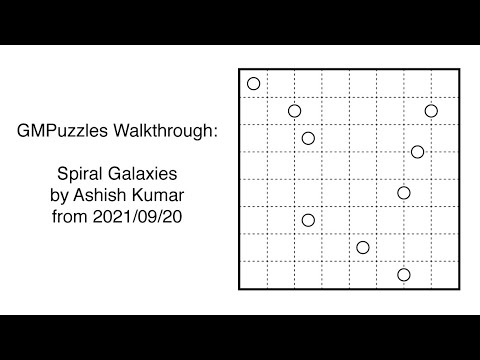 GMPuzzles - 2021/09/20 - Spiral Galaxies by Ashish Kumar