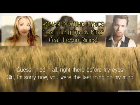 Last Thing On My Mind - Ronan Keating