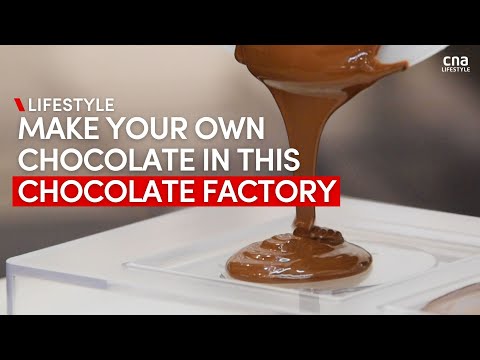 Fizemos nosso próprio chocolate em uma minifábrica de chocolate em um shopping de Cingapura | CNA Lifestyle