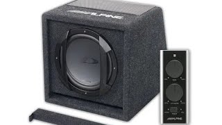 Subwoofer auto Alpine swe 815!Test de sunet!