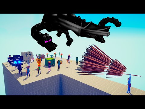 BATTLES EVERYDAY - MINECRAFT MOBS vs EVERY GOD | TABS - Totally Accurate Battle Simulator