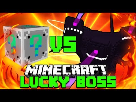 Witherstorm vs Invisible Lucky Block | Minecraft Lucky Boss Battle
