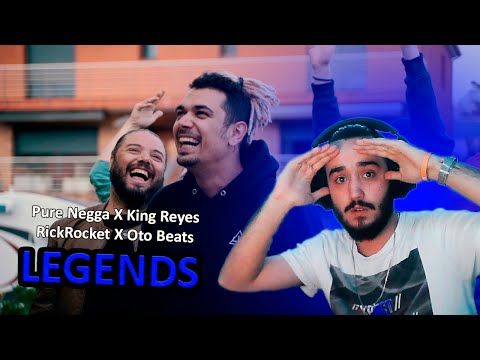 REACCIONO A LEGENDS - PURE NEGGA X KING REYES X RICKROCKET X OTO BEATS | BYHADESYT