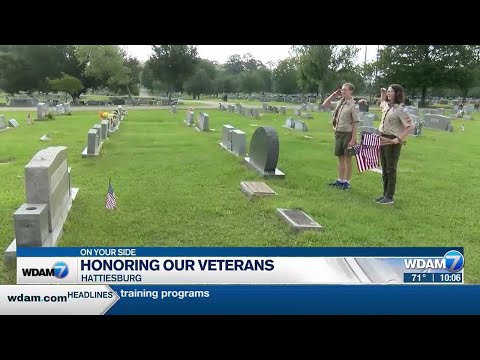 VFW Post 3036 and Pine Belt scouts honor the fallen ahead of Memorial Day