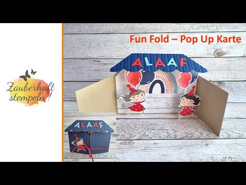 Fun Fold Card | Pop Up Karte | Karneval | Sale-a-bration! | SCHMETTERLINGSGRÜSSE | Stampin' Up!