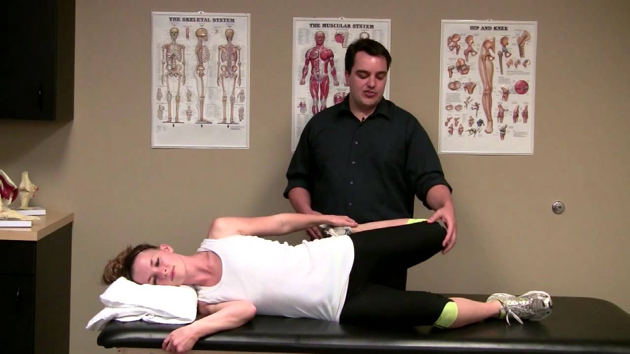Quadriceps Stretch- Sidelying
