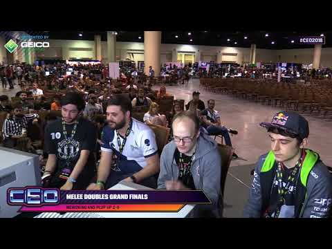 CEO 2018 Melee - Hungrybox + Mayb vs Plup + Mew2king - Doubles Grand Finals