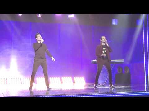 Eurovision Belarus 2017: 12. LERMONT x JULIC - Heartbeat (1st dress rehearsal)
