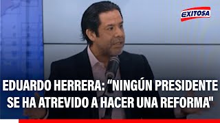 🔴🔵 Eduardo Herrera aseguró que a ninguna autoridad le interesa la reforma del sistema de justicia