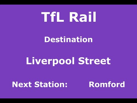 Elizabeth Line onboard announcements (TfL Rail) by Emma Hignett on Shenfield-Liverpool Street route