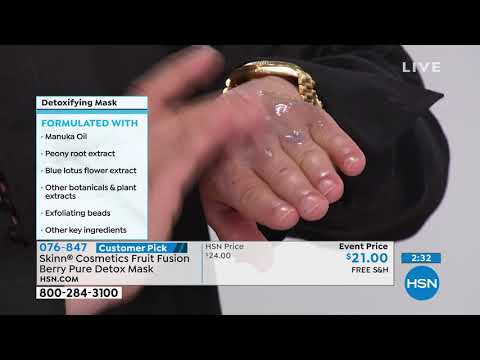 Skinn Cosmetics Fruit Fusion Berry Pure Detox Mask