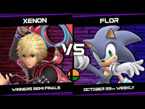 FLOR (Sonic/Lucina) vs Xenon (Shulk) - October 29th Weekly - Winners Semi Finals