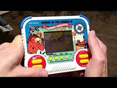 Where In the World Is Carmen Sandiego? Tiger Electronics Handheld LCD Game