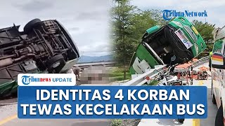 Terungkap 4 Identitas Penumpang Bus Forum Kesehatan yang Tewas dalam Kecelakaan di Tol Pemalang
