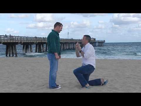 Andy and Geoff Marriage Proposal South Florida